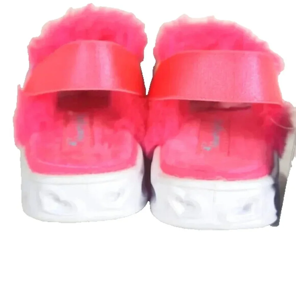 Skechers Heart Lights Sandals Tie Dye Toddler Size 5 Light Up NEW with Tags